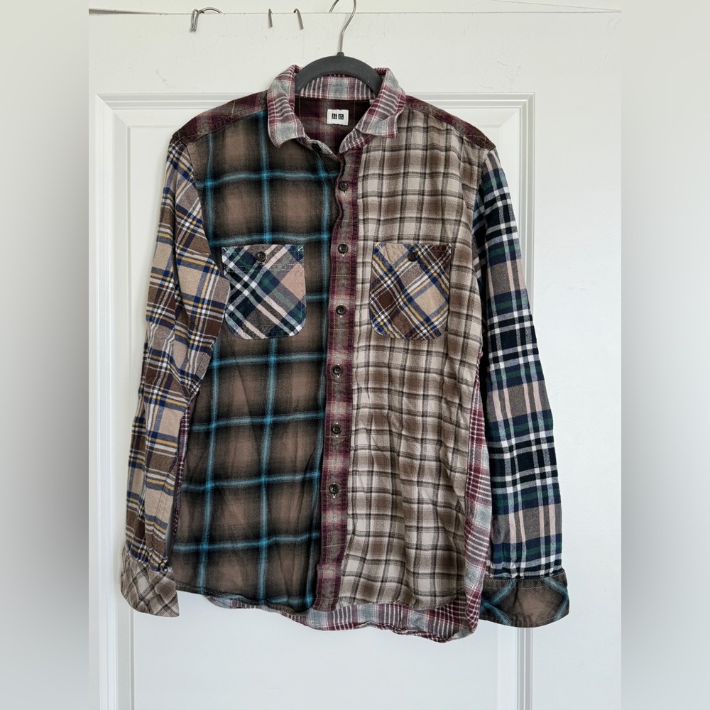 Uniqlo Multicolor Block Flannel Shirt Size S
